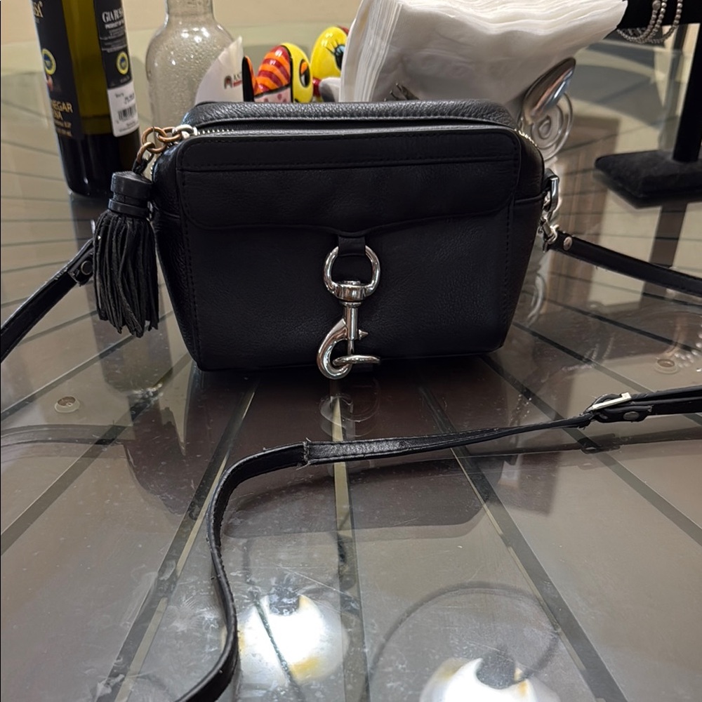 Rebecca Minkoff Black Leather Crossbody Bag